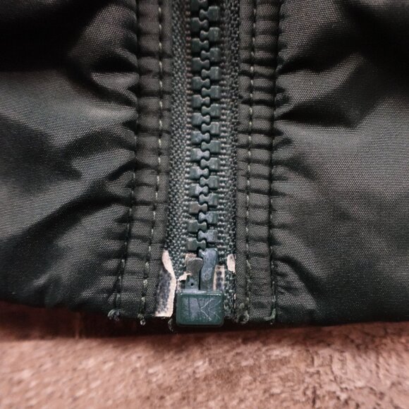 Vintage Patagonia Fleece-Lined Bomber Jacket – Size M Green– Made in USA - Picture 9 of 14